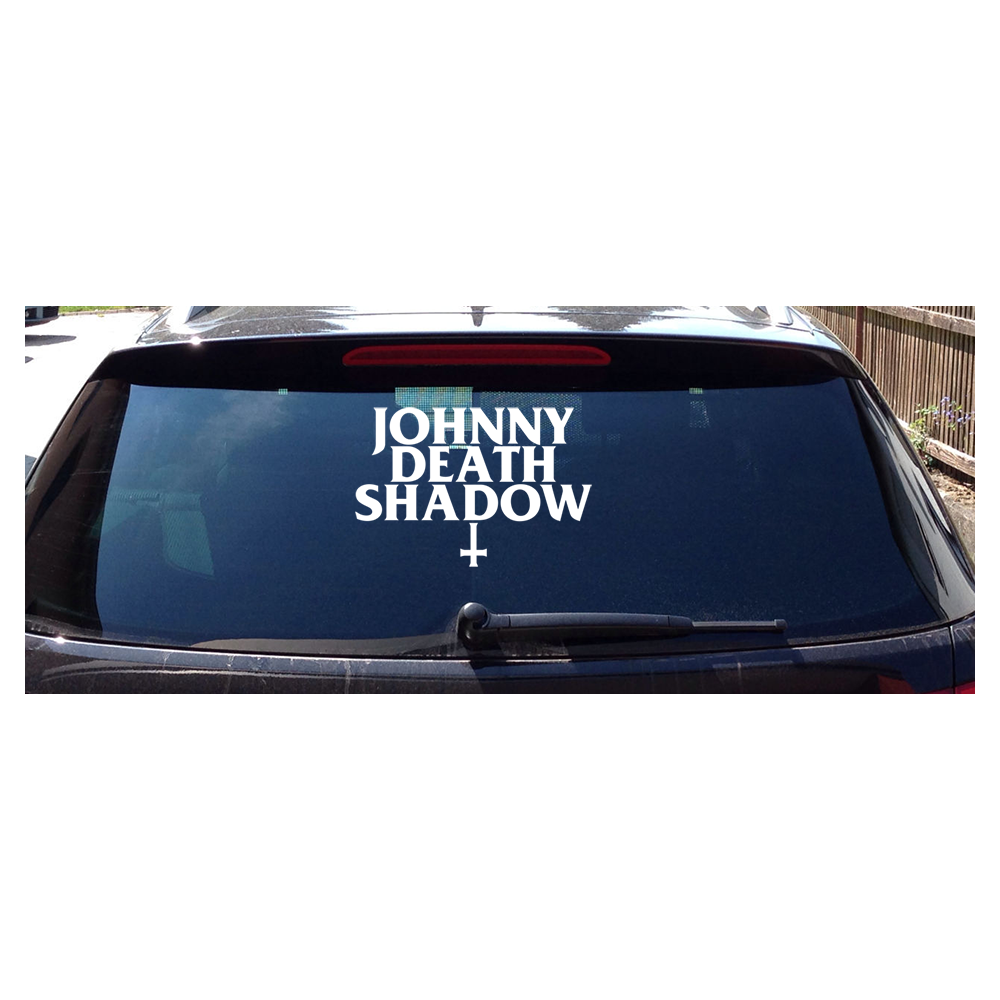  JOHNNY DEATHSHADOW 'Logo' Heckscheibenaufkleber