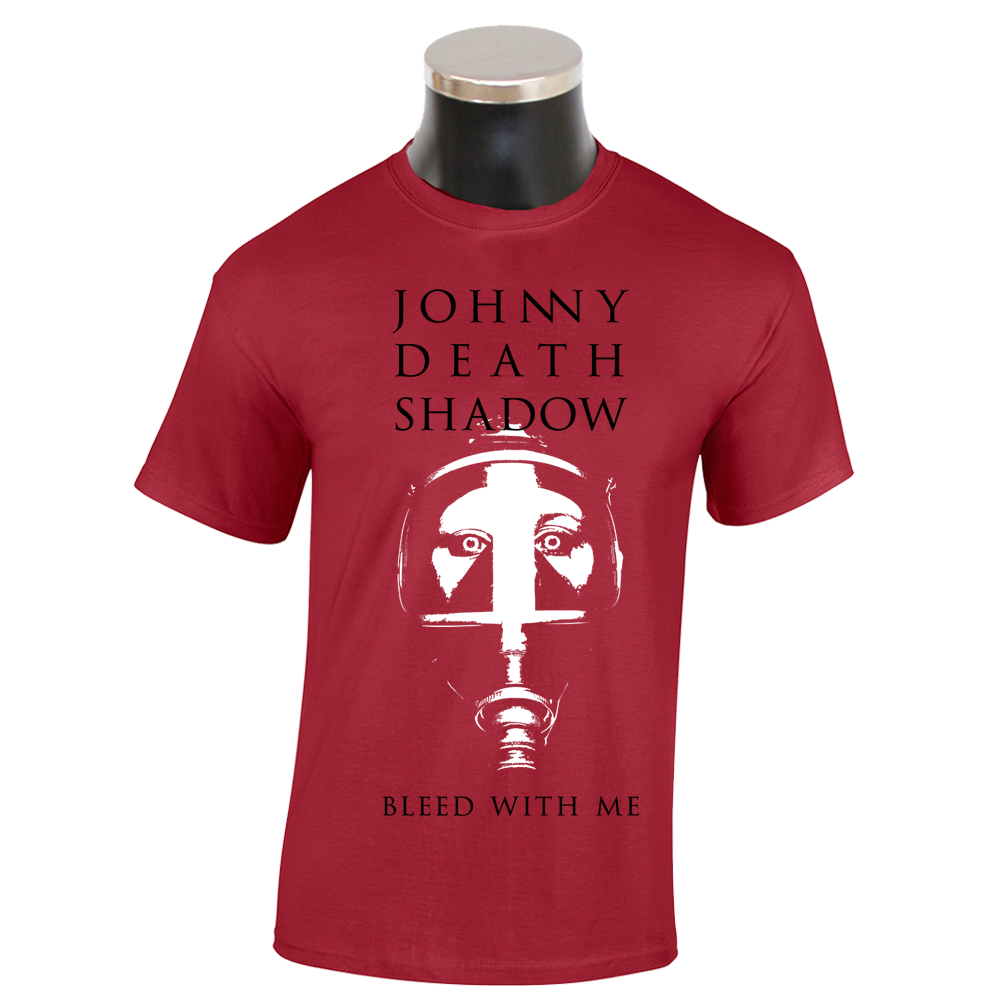  JOHNNY DEATHSHADOW 'Bleed With Me' T-Shirt red