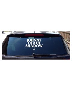  JOHNNY DEATHSHADOW 'Logo' Heckscheibenaufkleber