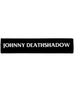  JOHNNY DEATHSHADOW 'Schriftzug' Aufnäher klein